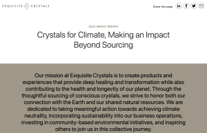 Exquisite Crystals impact report
